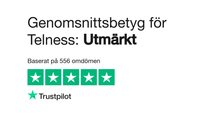 Utmärkt från Trustpilot