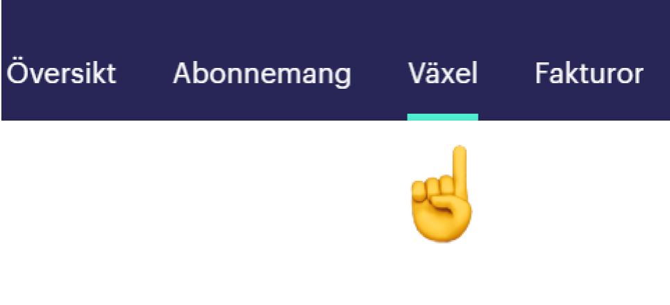Bild på hand som pekar på växel