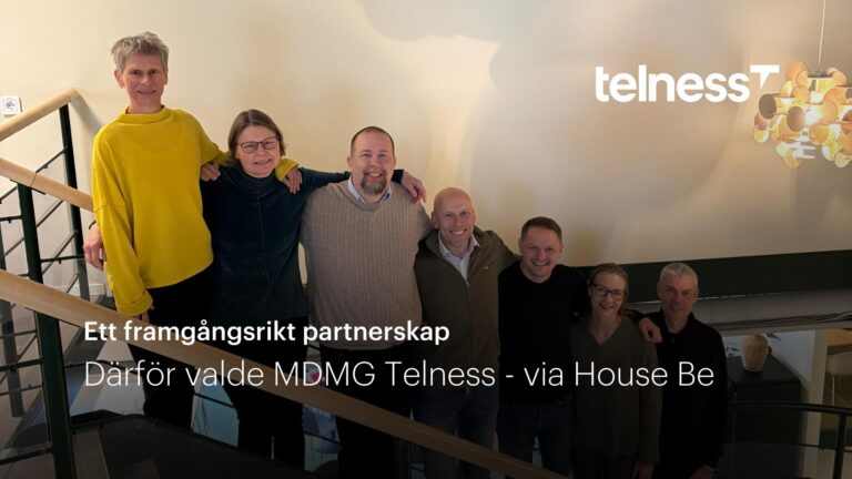 MDMG Testar Telness partnerskap med House Be